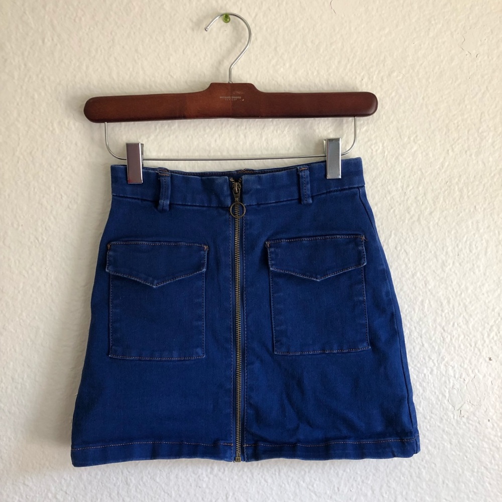 Blue skirt